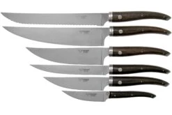 Laguiole En Aubrac Gourmet COL99CUIGOEBIB Set De 6 Couteaux Bois D'ébène Avec Bloc à Couteaux -Cuisine Couteaux Magasin AUCOL99CUIGOEBIB 04 laguiole en aubrac