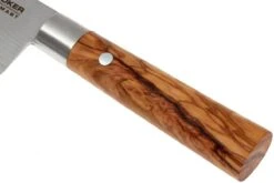 Böker Damast Olive 17,2 Cm Santoku, 130437DAM -Cuisine Couteaux Magasin BO130437DAM 03 boker damast olive bo130437dam 03