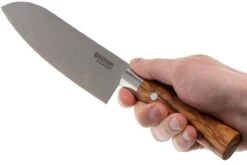 Böker Damast Olive 17,2 Cm Santoku, 130437DAM -Cuisine Couteaux Magasin BO130437DAM 05 boker damast olive bo130437dam 05