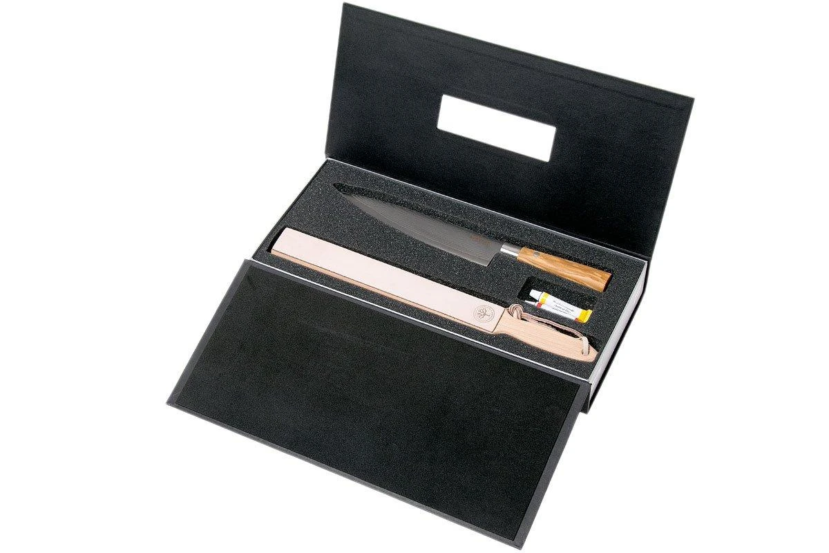 Böker Damast Olive Ensemble Cadeau De 2 Pièces - 130600SET 4 Böker Damast Olive Ensemble Cadeau De 2 Pièces - 130600SET – Image 2