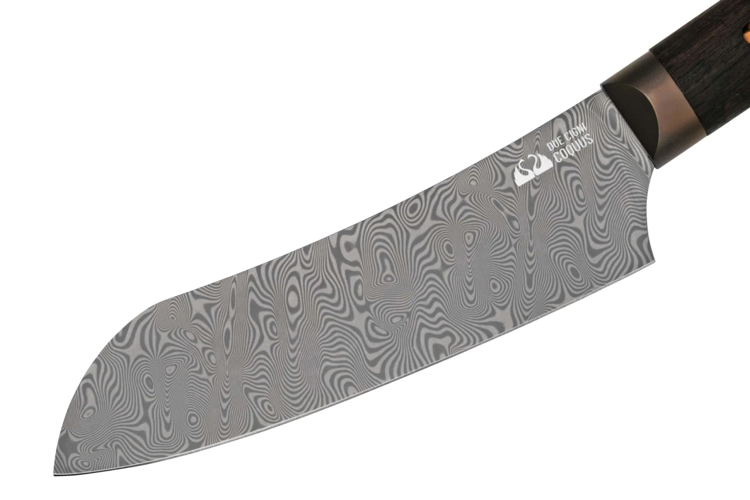 Due Cigni Coquus Balbach Damascus 2C2103DGD Santoku 18 Cm 5 Due Cigni Coquus Balbach Damascus 2C2103DGD Santoku 18 Cm – Image 3
