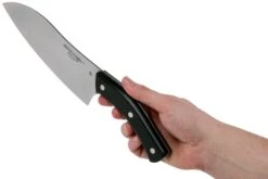 Due Cigni Arne Line Santoku 19 Cm, Noir -Cuisine Couteaux Magasin DG2C904 06 due cigni arne