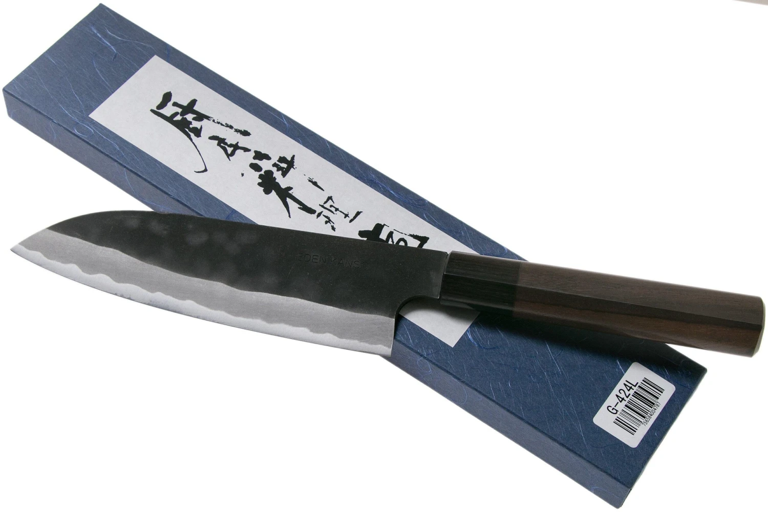 Eden Kanso Aogami, Couteau Santoku Pour Gaucher, 18,5 Cm 13 Eden Kanso Aogami, Couteau Santoku Pour Gaucher, 18,5 Cm – Image 11