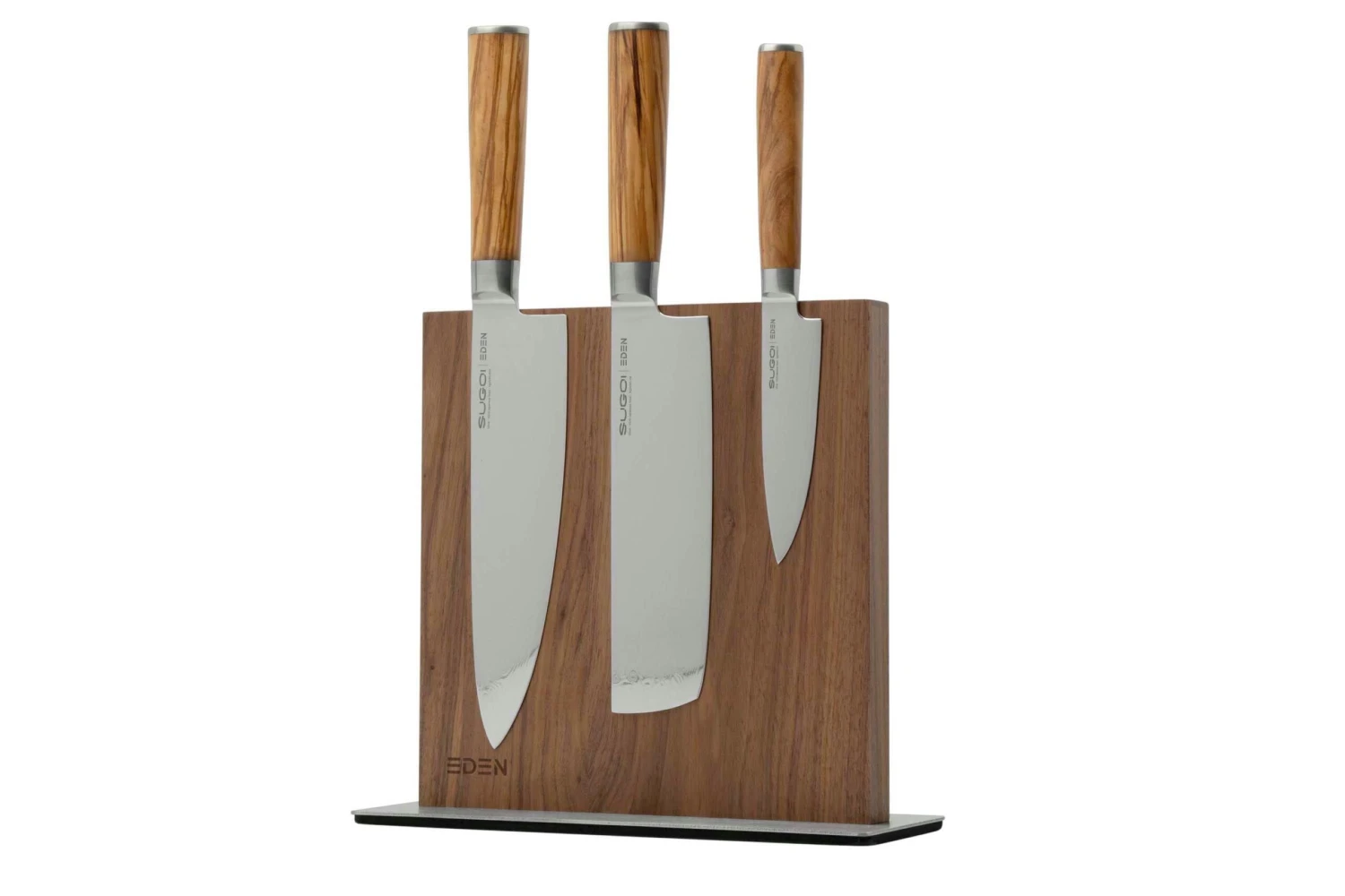 Eden Magnetic Knife Block EQB100 Bois De Noyer 7 Eden Magnetic Knife Block EQB100 Bois De Noyer – Image 5