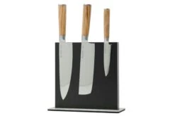 Eden Magnetic Knife Block EQB102 Bois De Frêne, Noir -Cuisine Couteaux Magasin EQB102 05 eden