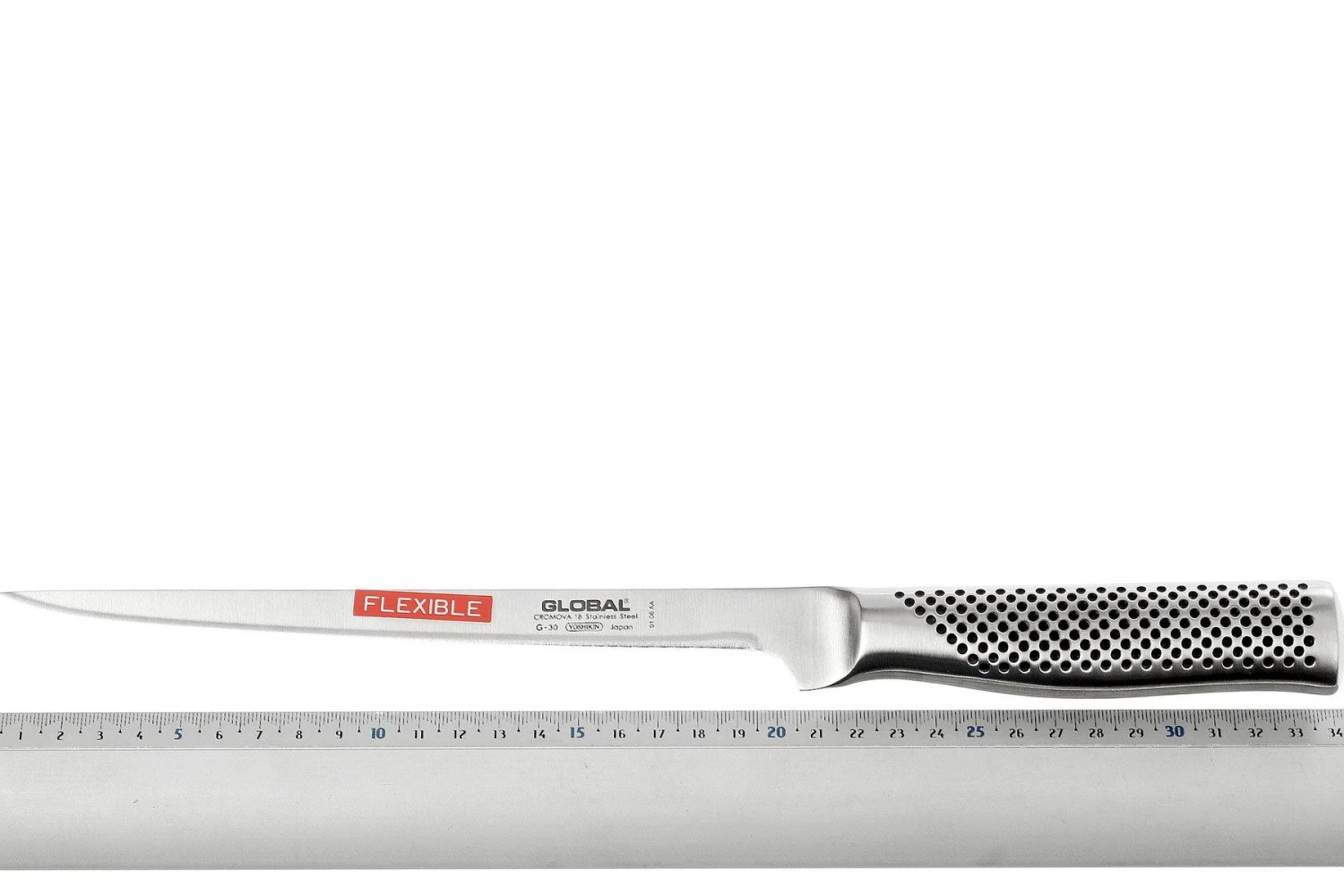 Global G30 Couteau à Filet Suédois Flexible 21 Cm 6 Global G30 Couteau à Filet Suédois Flexible 21 Cm – Image 4