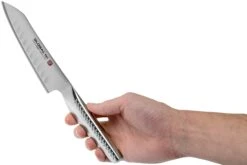 Global Ni GNM-01 Couteau à Légumes Avec Alvéoles 14 Cm -Cuisine Couteaux Magasin GLNM001 06 global ni