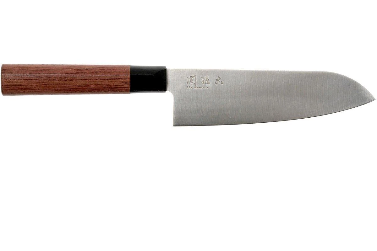 Kai Seki Magoroku Redwood Couteau Santoku 0170S 4 Kai Seki Magoroku Redwood Couteau Santoku 0170S – Image 2