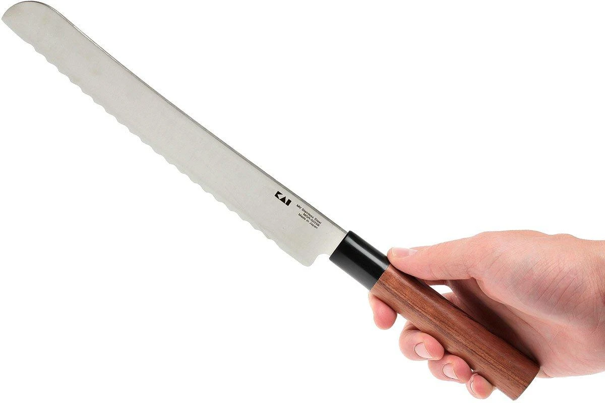 Kai Seki Magoroku Redwood Couteau à Pain 0225B 22,5 Cm 9 Kai Seki Magoroku Redwood Couteau à Pain 0225B 22,5 Cm – Image 7
