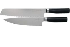 Kai Tim Malzer Kamagata Monster Set TMK-CB22, Set 2 Pièces Couteau De Chef Et Couteau à Pain + Livre De Cuisine -Cuisine Couteaux Magasin KATMK CB22 02 kai shun