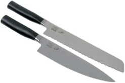 Kai Tim Malzer Kamagata Monster Set TMK-CB22, Set 2 Pièces Couteau De Chef Et Couteau à Pain + Livre De Cuisine -Cuisine Couteaux Magasin KATMK CB22 04 kai shun