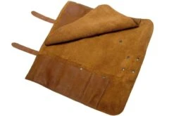 Knivesandtools Pochette à Couteaux En Cuir, Utah Rust 45x47 -Cuisine Couteaux Magasin KNKB340147 5 03 knivesandtools tas knkb340147 5 03