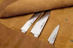 Knivesandtools Pochette à Couteaux En Cuir, Utah Rust 45x47 -Cuisine Couteaux Magasin KNKB340147 5 04 knivesandtools tas knkb340147 5 04