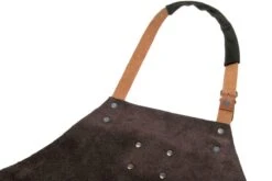 Knivesandtools Tablier En Cuir, Utah Choco 82cm -Cuisine Couteaux Magasin KNSA340152 82 03 knivesandtools schort knsa340152 82 03