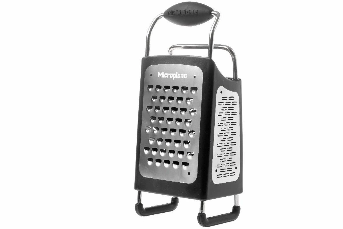 Microplane 4 Faces Râpe Box Grater Noire 3 Microplane 4 Faces Râpe Box Grater Noire