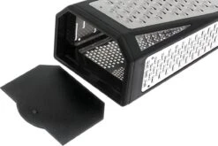 Microplane Elite Box Grater, Râpe -Cuisine Couteaux Magasin MP34019 03 microplane elite box grater mp34019 03