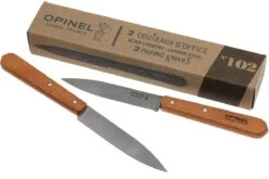 Opinel Set De 2 Couteaux D'office N°102, Acier Carbone -Cuisine Couteaux Magasin OP001222 07 opinel no 102 op001222 07