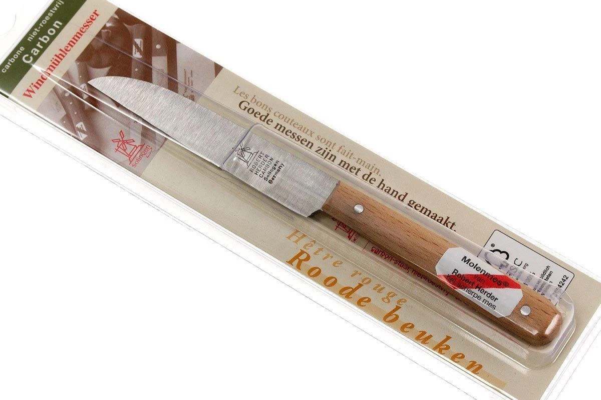Robert Herder Couteau à éplucher Straight Classic Long, Hêtre Rouge, 8,5 Cm 9 Robert Herder Couteau à éplucher Straight Classic Long, Hêtre Rouge, 8,5 Cm – Image 7