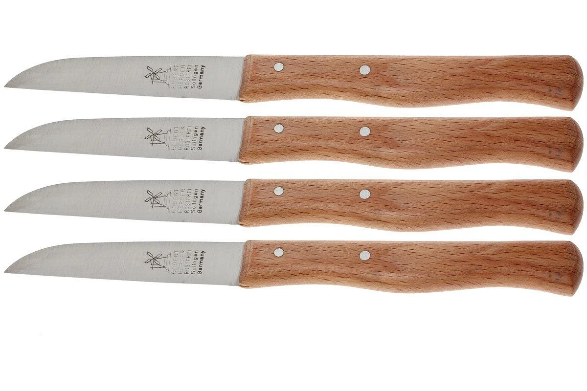Robert Herder Couteau Moulin à Vent Inox - Set De 4 Pièces 3 Robert Herder Couteau Moulin à Vent Inox - Set De 4 Pièces