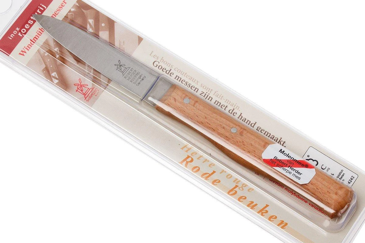 Robert Herder Couteau à éplucher 'middle Point', Hêtre Rouge, 8,3 Cm 9 Robert Herder Couteau à éplucher 'middle Point', Hêtre Rouge, 8,3 Cm – Image 7