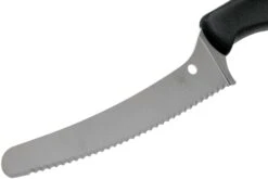 Spyderco Z-Cut K13SBK Couteau Universel 11 Cm, Noir, Dentelé -Cuisine Couteaux Magasin SPK13SBK 03 spyderco