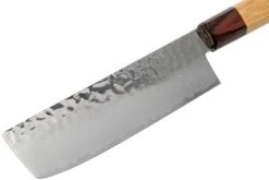 Sakai Takayuki Nakiri 33-Layer Damascus Hammered WA 16 Cm -Cuisine Couteaux Magasin TA07473 03 sakai takayuki