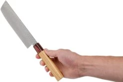 Sakai Takayuki Nakiri 33-Layer Damascus Hammered WA 16 Cm -Cuisine Couteaux Magasin TA07473 06 sakai takayuki