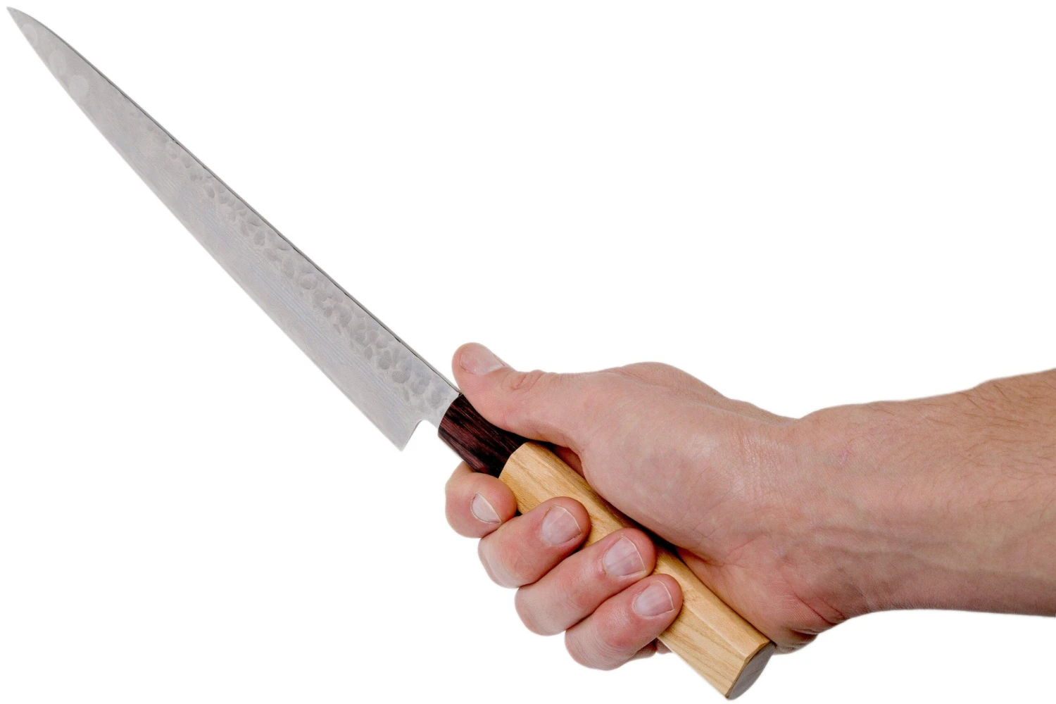 Sakai Takayuki Couteau à Viande 33-Layer Damascus Hammered WA 25 Cm 8 Sakai Takayuki Couteau à Viande 33-Layer Damascus Hammered WA 25 Cm – Image 6