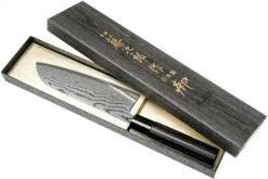 Tojiro Shippu Black Damascus Santoku 17 Cm, FD-1597 -Cuisine Couteaux Magasin TJFD 1597 08 tojiro sippu black