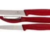 Victorinox SwissClassic Couteaux à Légumes Rouge, Ensemble De 3, 6.7111.31 -Cuisine Couteaux Magasin VT6 7111 31 01 victorinox vt6 7111 31 01