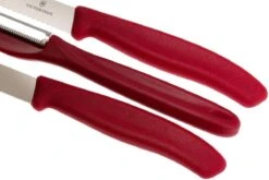 Victorinox SwissClassic Couteaux à Légumes Rouge, Ensemble De 3, 6.7111.31 -Cuisine Couteaux Magasin VT6 7111 31 04 victorinox vt6 7111 31 04