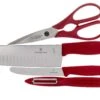 Victorinox SwissClassic 6.7131.4G Set De 4 Couteaux De Cuisine, Rouge -Cuisine Couteaux Magasin VT6 7131 4G 01 victorinox
