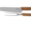 Victorinox Swiss Modern 6.9091.2 Set à Trancher, Bois De Noyer -Cuisine Couteaux Magasin VT6 9091 2 01 victorinox