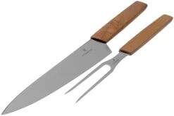 Victorinox Swiss Modern 6.9091.2 Set à Trancher, Bois De Noyer -Cuisine Couteaux Magasin VT6 9091 2 03 victorinox