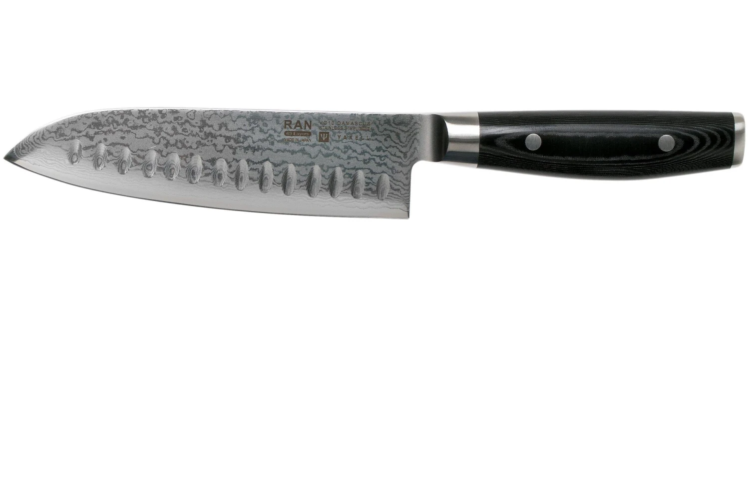 Yaxell Ran 36018 Santoku Avec Alvéoles 16.5 Cm 3 Yaxell Ran 36018 Santoku Avec Alvéoles 16.5 Cm