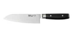 Yaxell Ran 36057, Set De Couteaux 2 Pièces, Couteau Santoku 16,5 Cm Et Aiguiseur à Couteaux