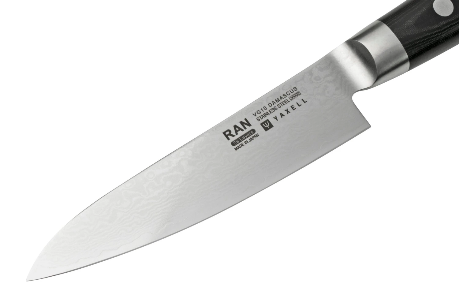 Yaxell Ran Tower 36070, Set De 6 Couteaux Avec Bloc à Couteaux Magnétique En Bois De Hêtre Noir 8 Yaxell Ran Tower 36070, Set De 6 Couteaux Avec Bloc à Couteaux Magnétique En Bois De Hêtre Noir – Image 6