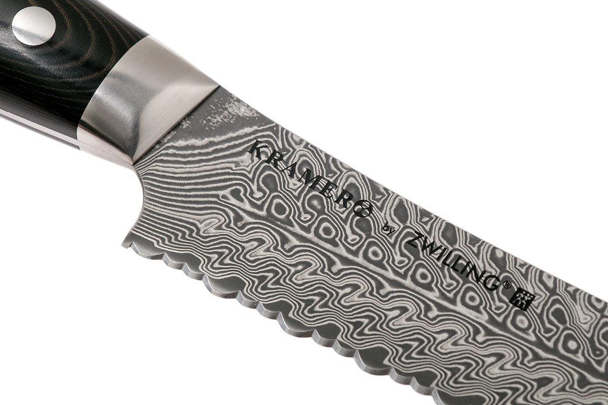 Bob Kramer By Zwilling Euro Stainless Couteau à Pain 26 Cm, 34896-261-0 6 Bob Kramer By Zwilling Euro Stainless Couteau à Pain 26 Cm, 34896-261-0 – Image 4