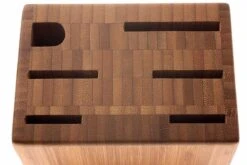 Zwilling, Bloc à Couteaux Solide En Bois Pour 7 Pièces. -Cuisine Couteaux Magasin ZW35042 400 04 zwilling houten messenblok zw35042 400 d4